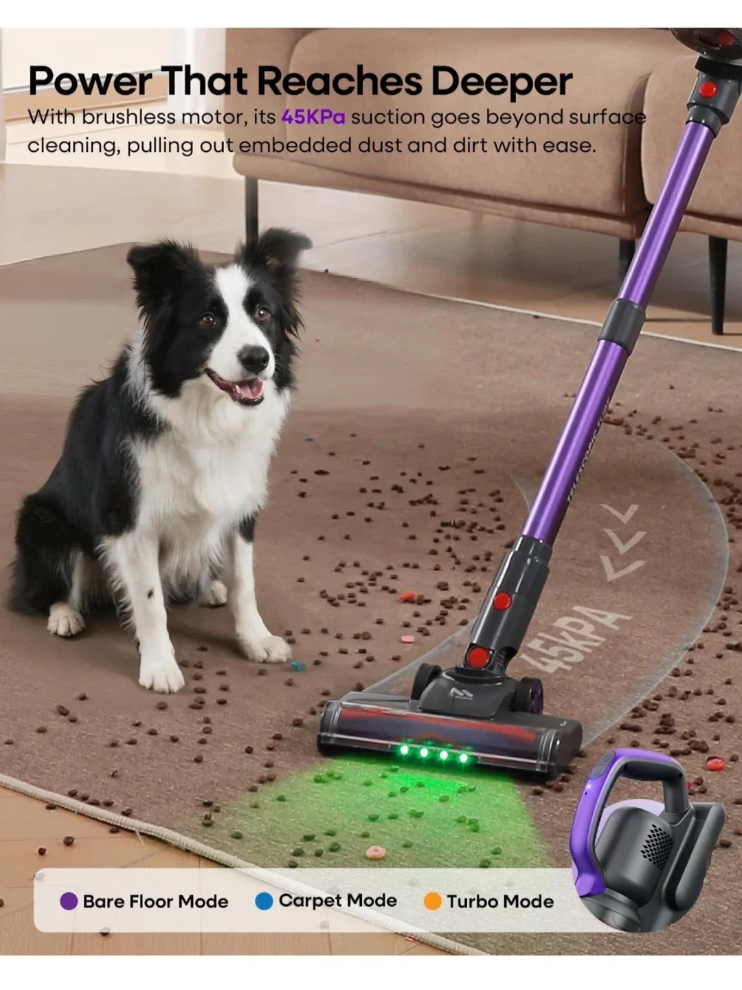 AlloyMove Cordless Vacuum Cleaner - Purple image indicator(2)