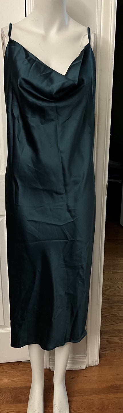 xxxtiticat Green Cowl Neck Dress - photo 2