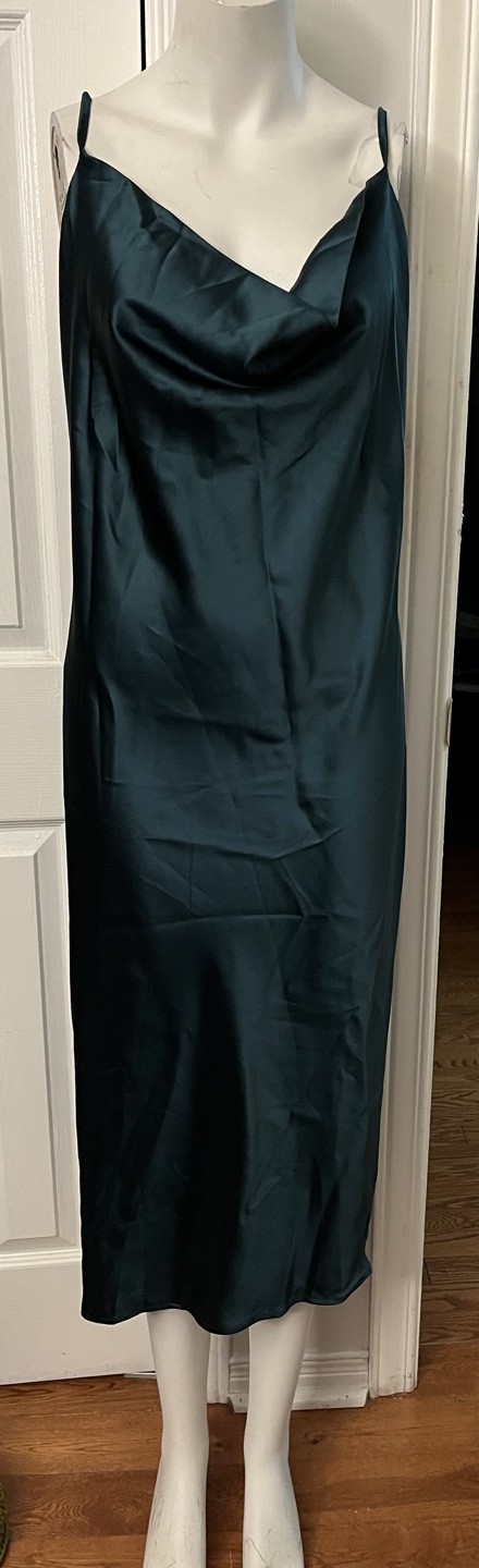 xxxtiticat Green Cowl Neck Dress - photo 3