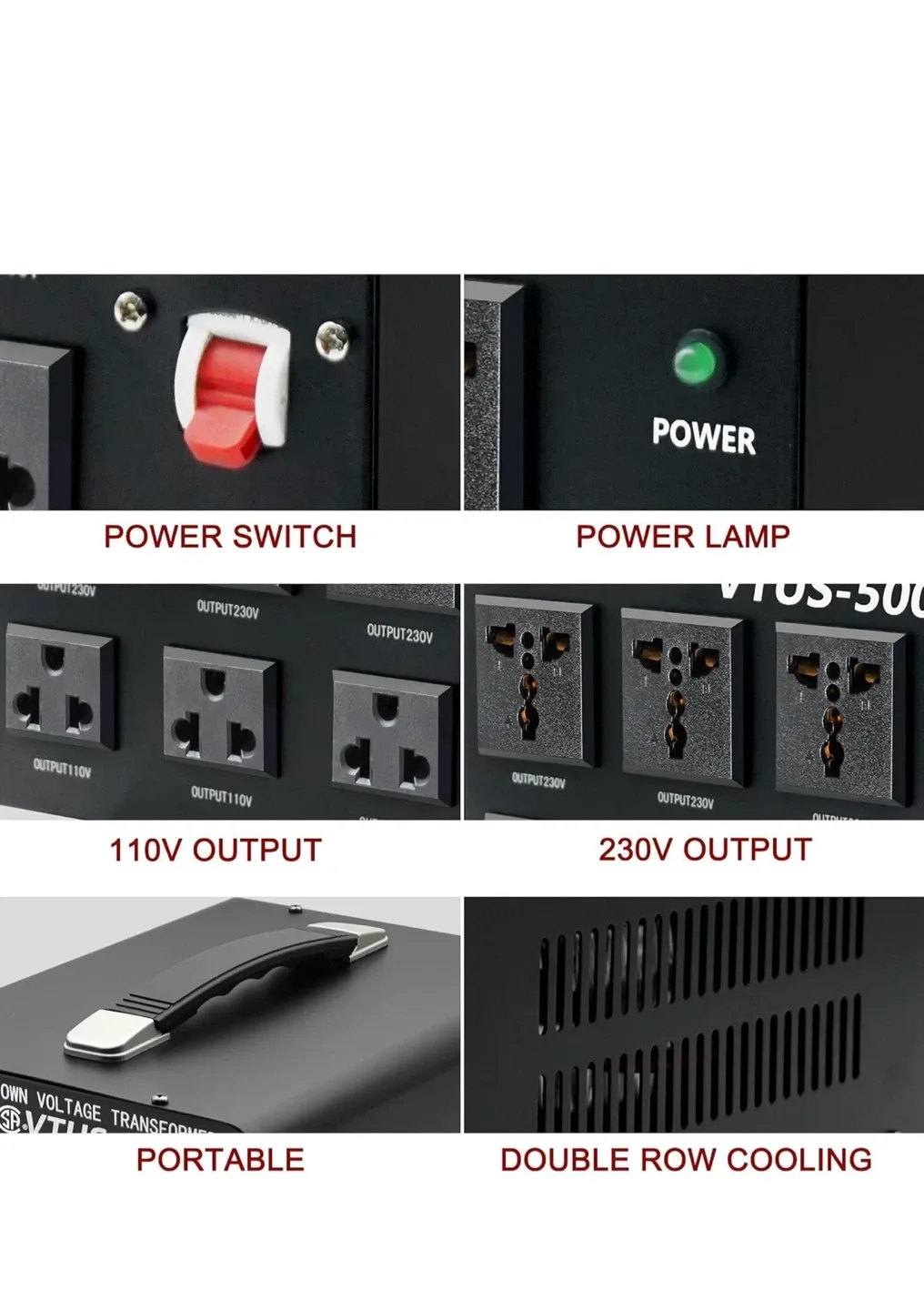 VTUS-5000VA Step Up/Down Voltage Transformer image indicator(6)