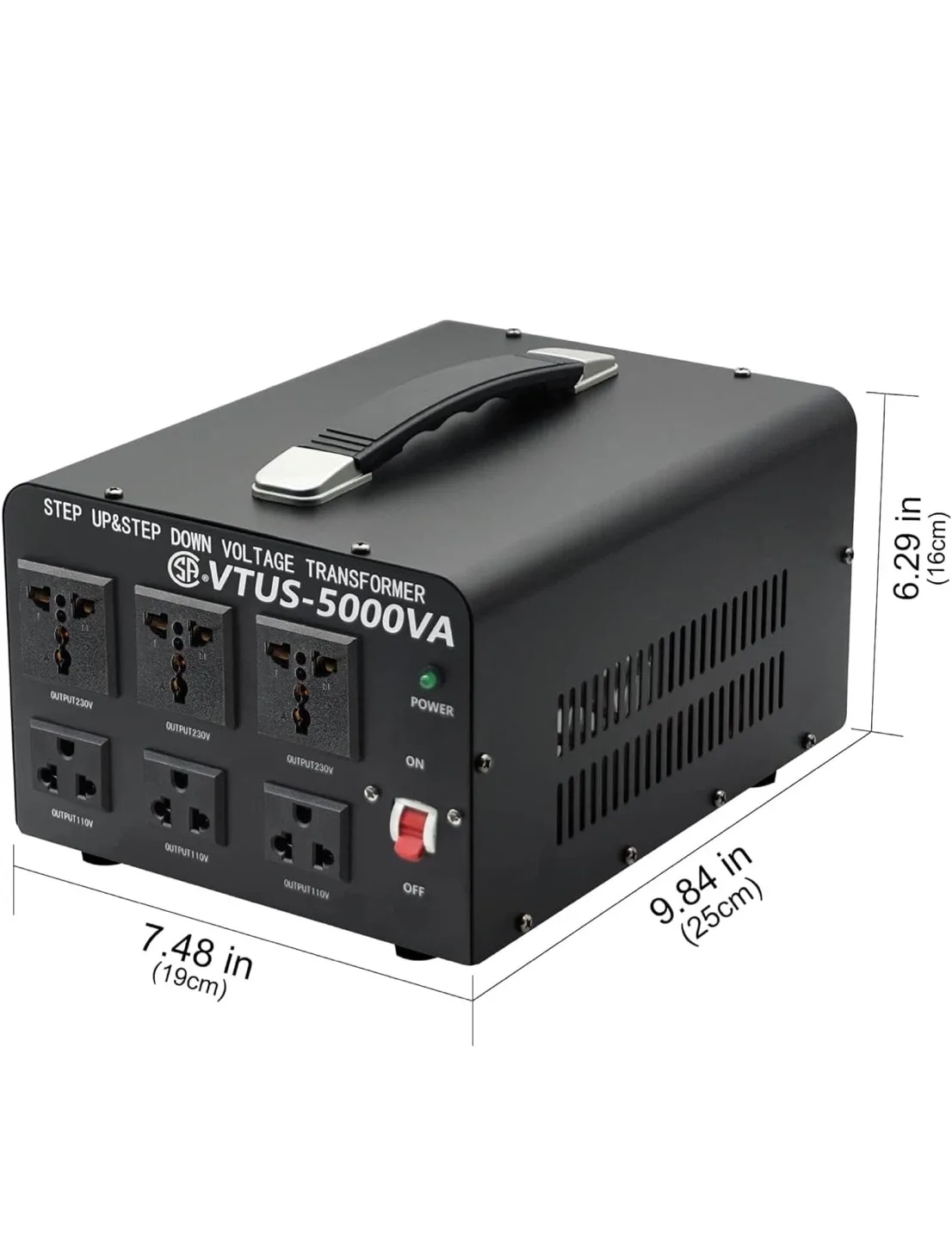 VTUS-5000VA Step Up/Down Voltage Transformer image indicator(7)