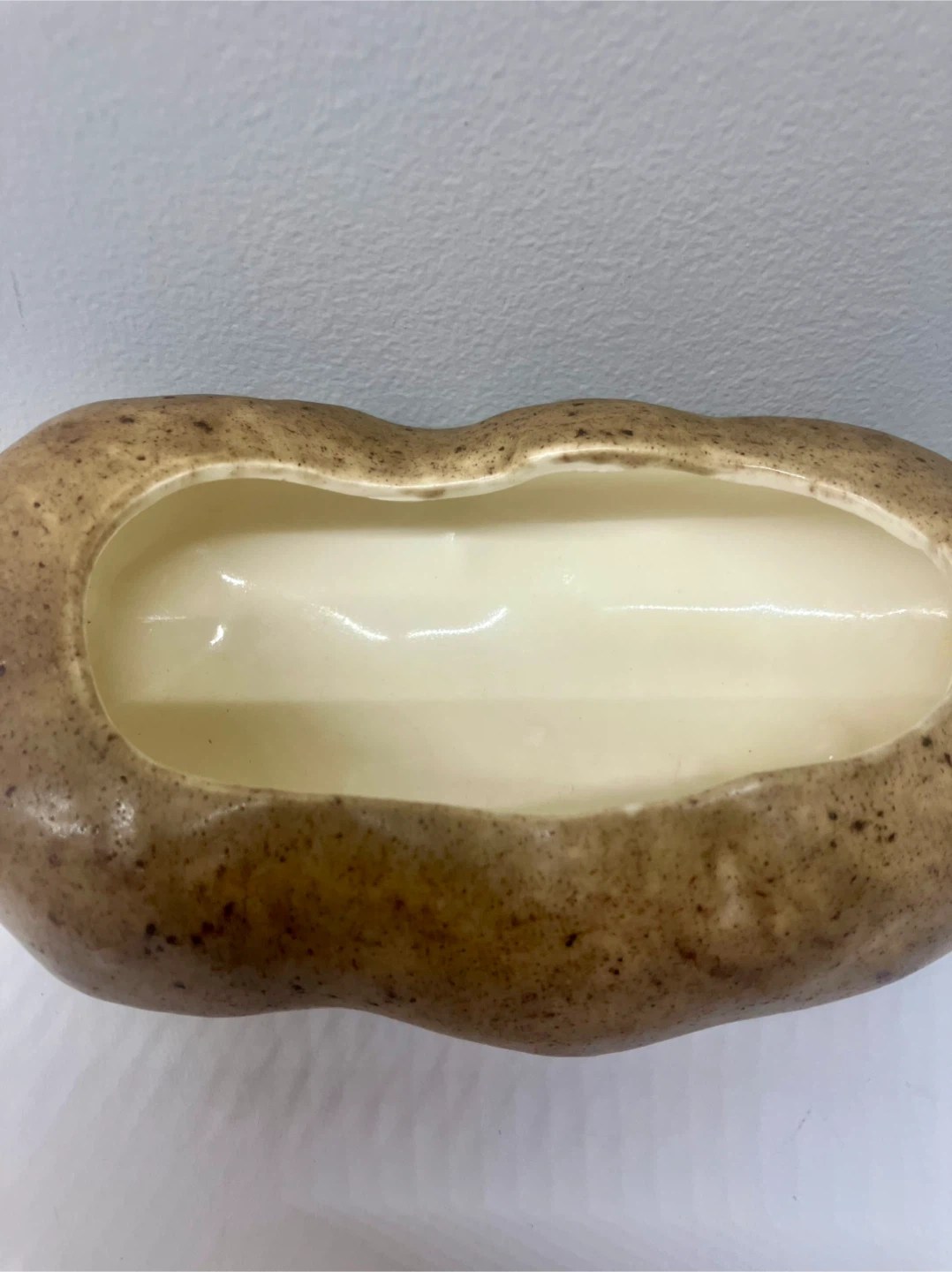 Vintage Ceramic Potato Bowl 7” x 4” - Like New - photo 5