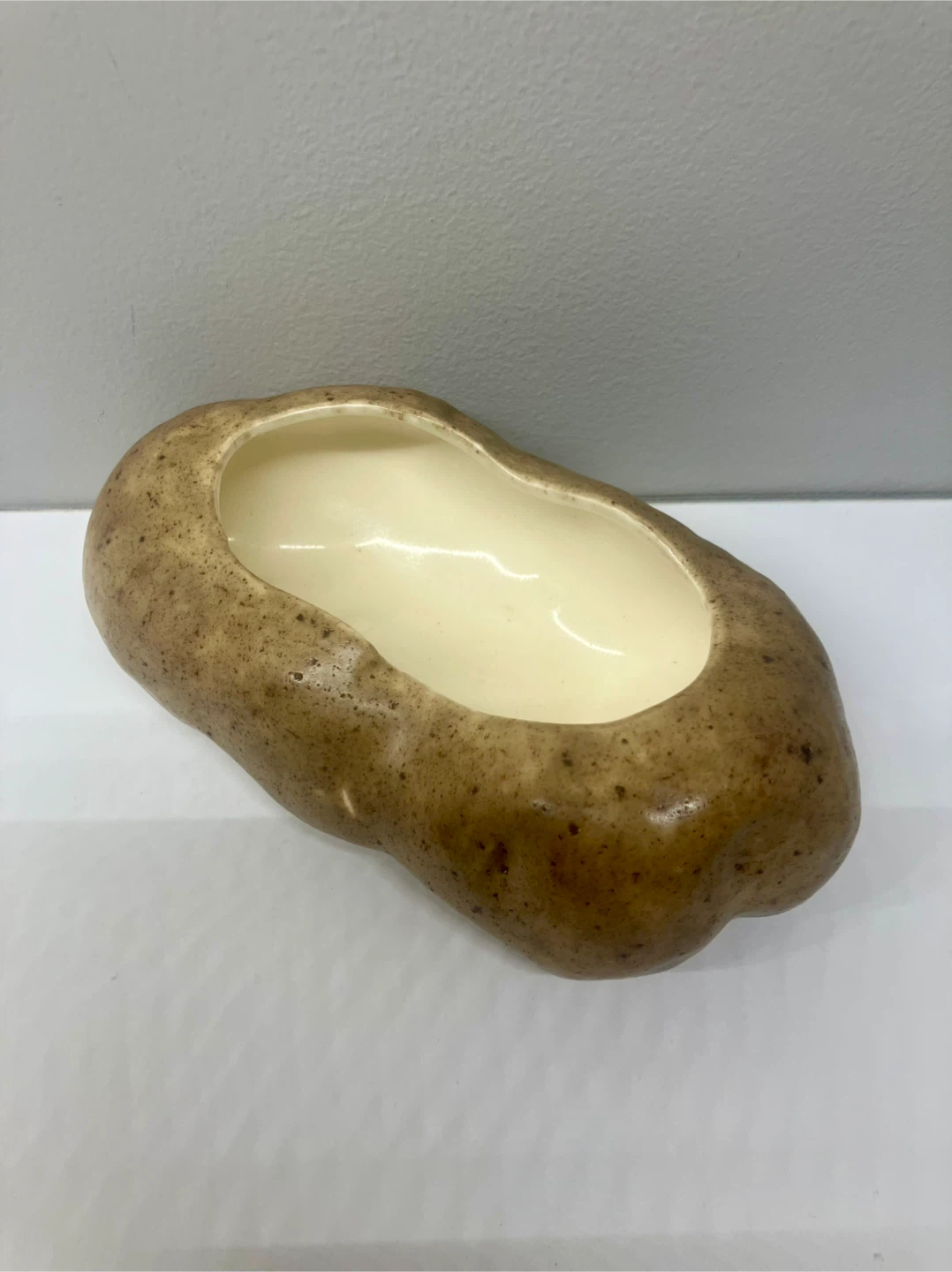 Vintage Ceramic Potato Bowl 7” x 4” - Like New - photo 4