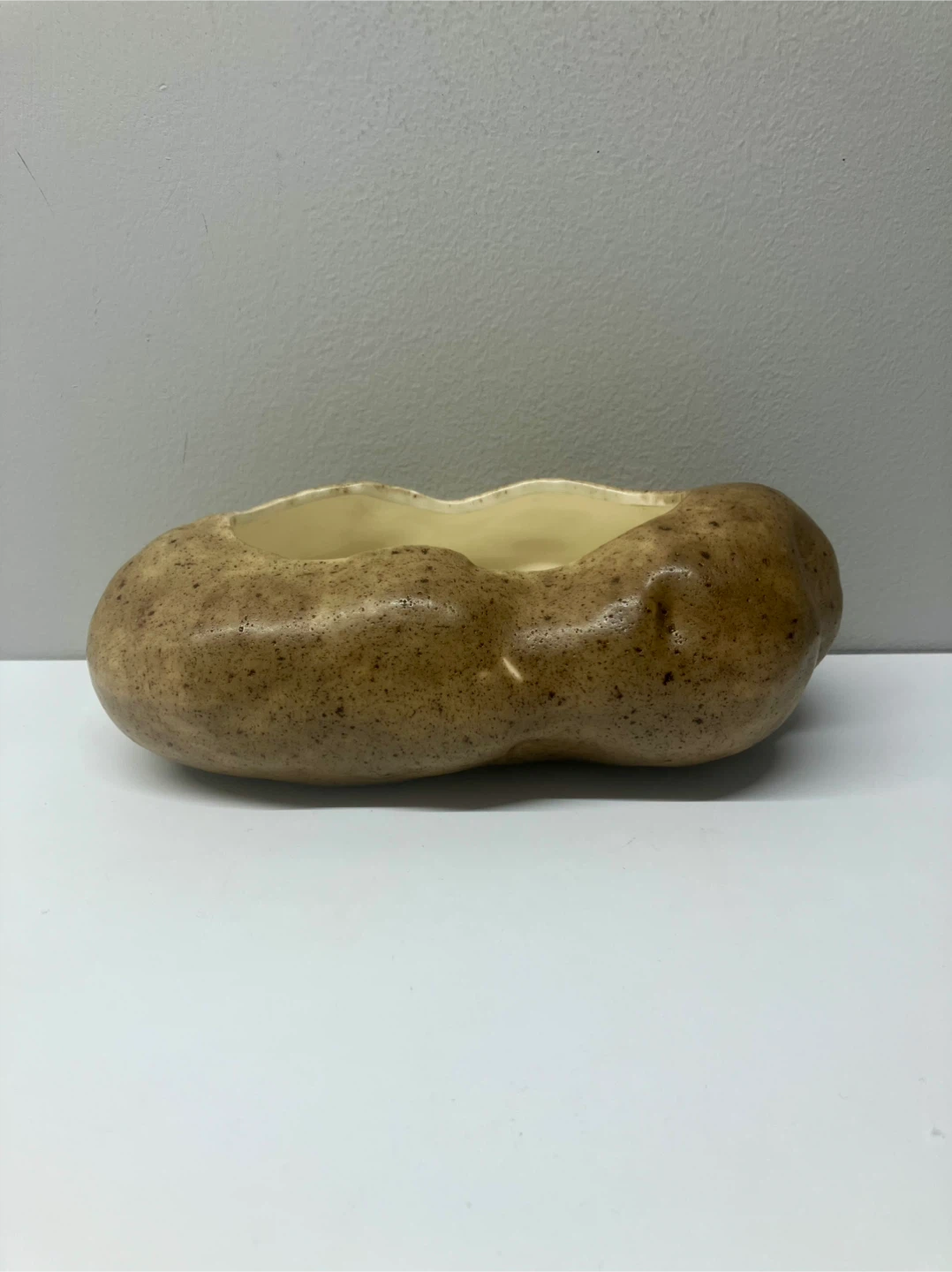 Vintage Ceramic Potato Bowl 7” x 4” - Like New - photo 3