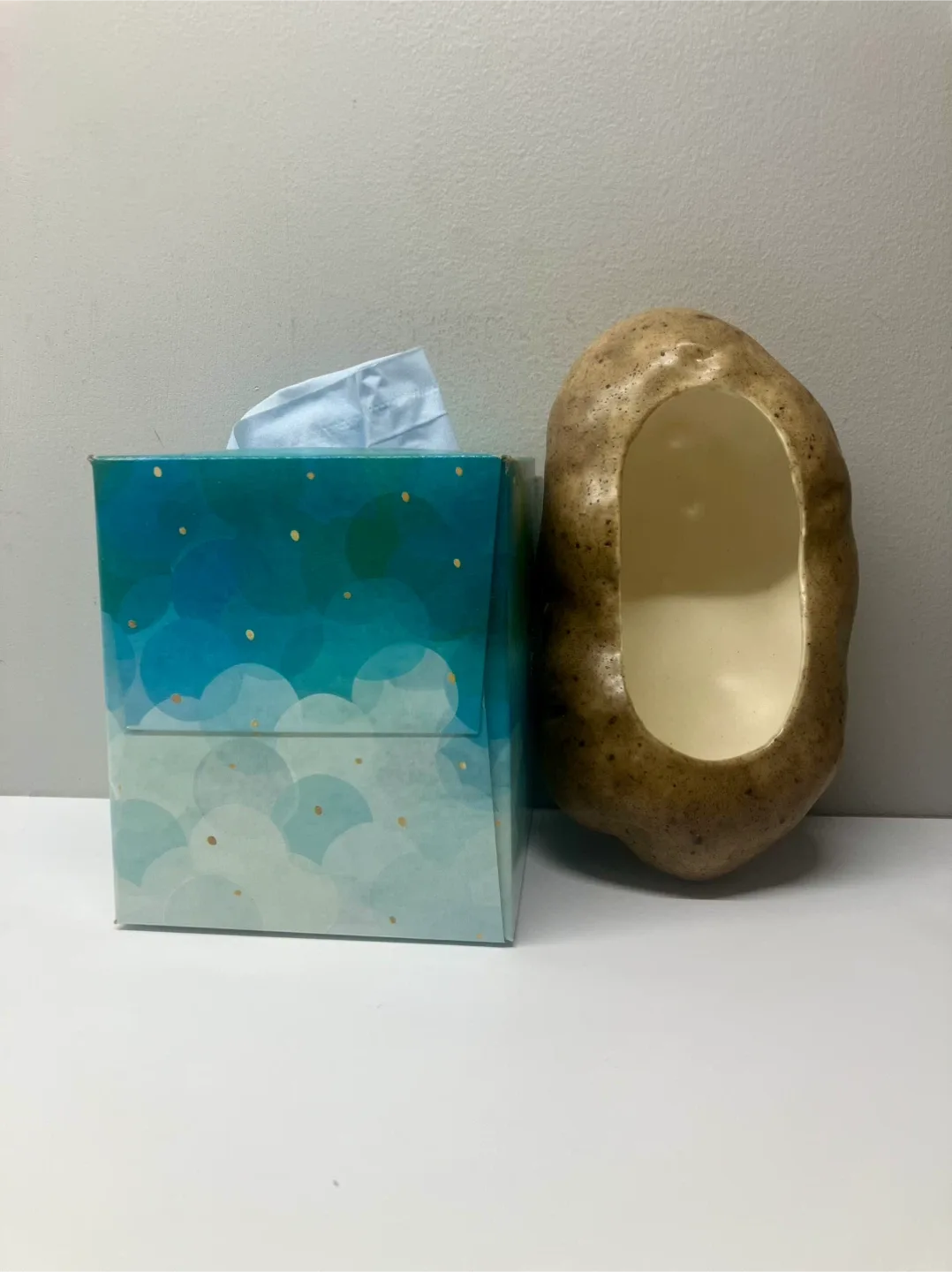 Vintage Ceramic Potato Bowl 7” x 4” - Like New image indicator(2)