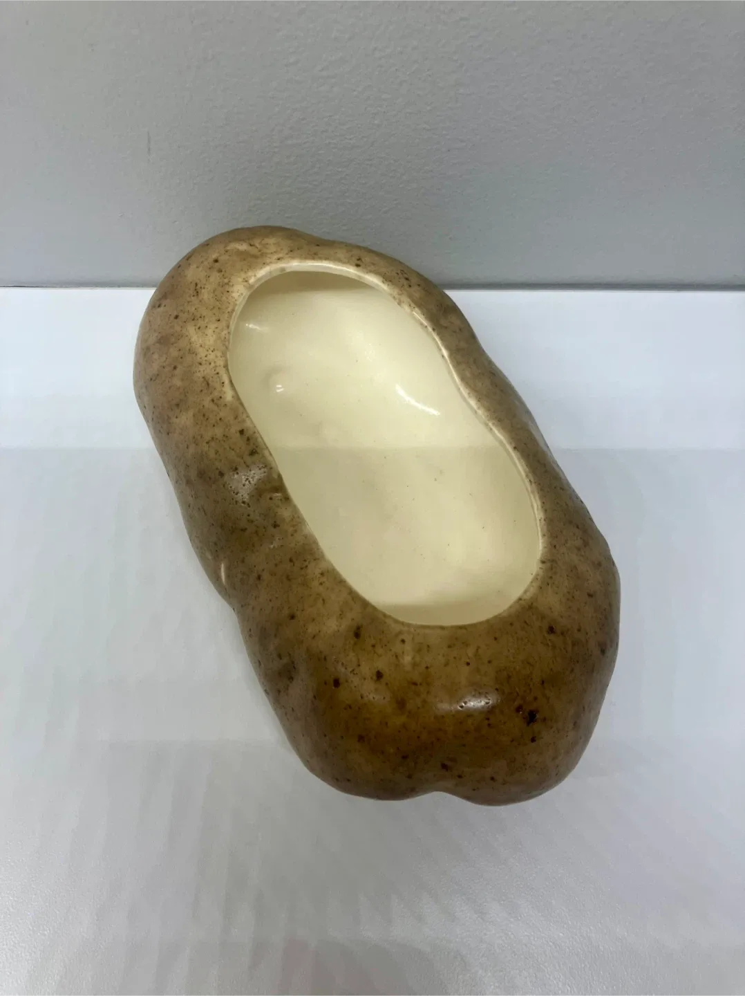 Vintage Ceramic Potato Bowl 7” x 4” - Like New image indicator(10)