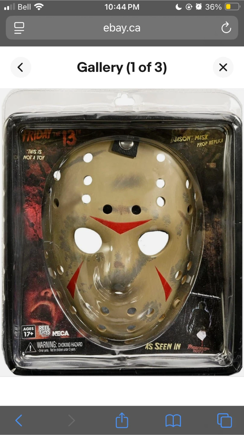 NECA Friday the 13th Jason Voorhees Mask