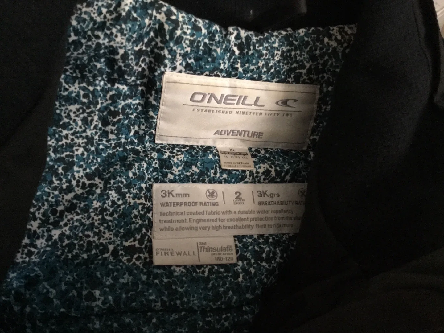 O'Neill Adventure Winter Jacket - Size XL image indicator(3)