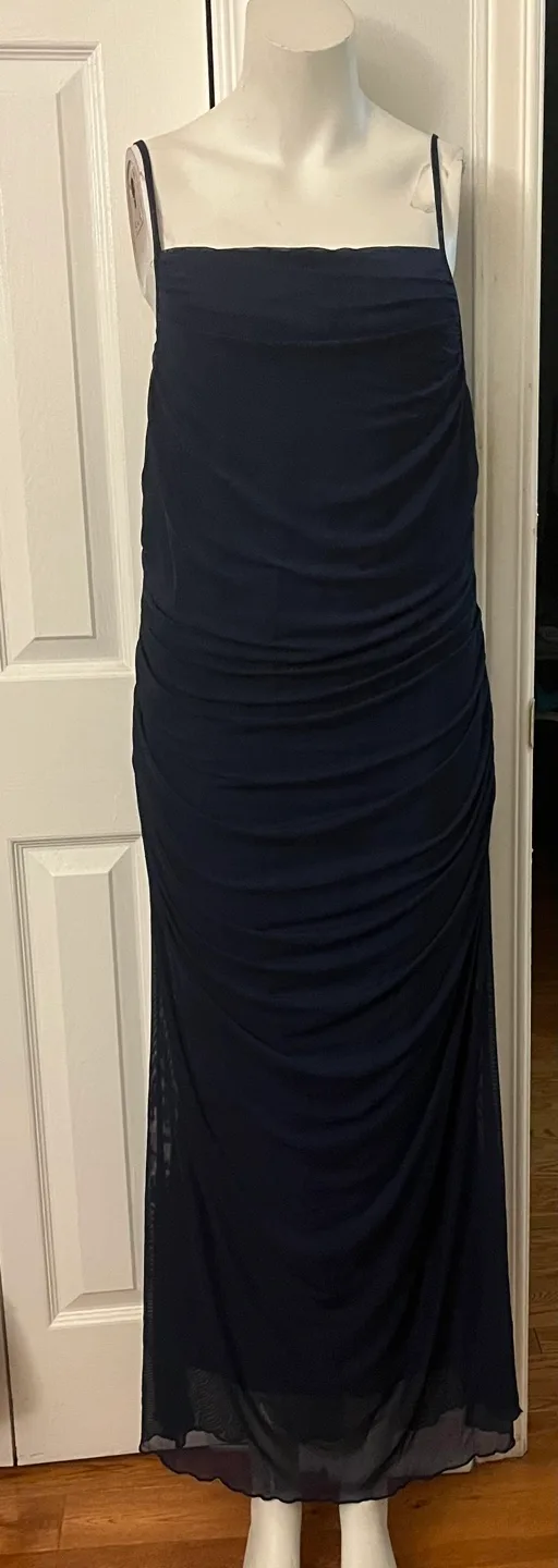 Navy Blue Ruched Dress image indicator(7)