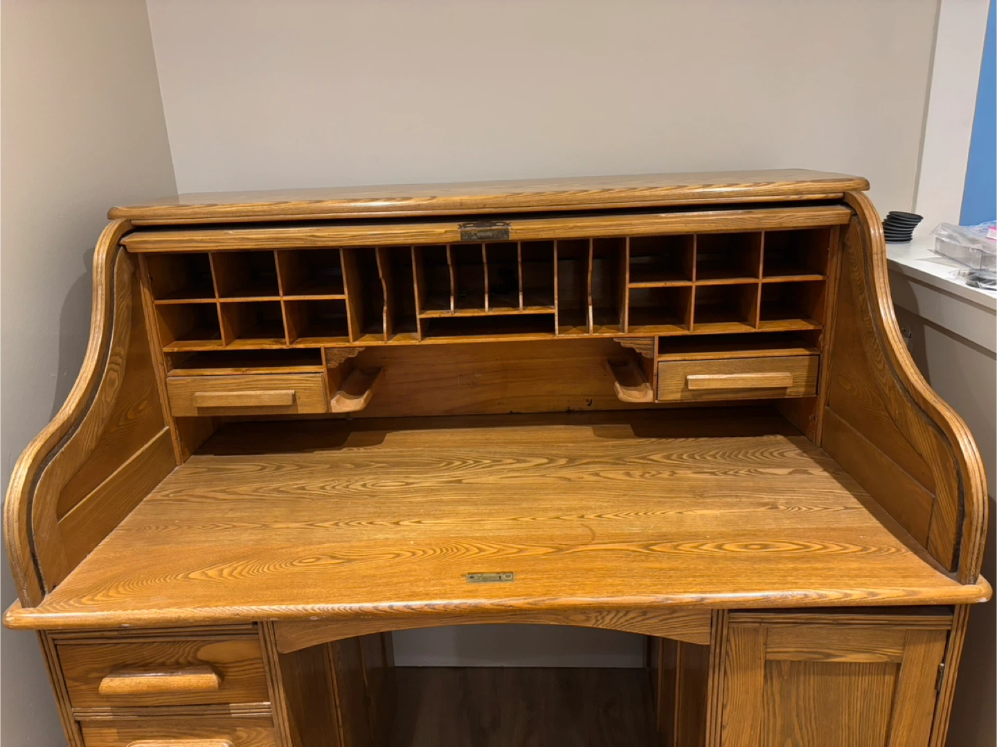 Roll Top Desk - Solid Wood - photo 3