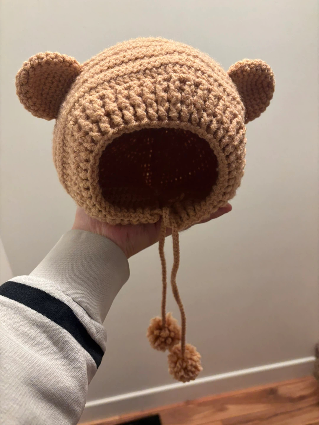 Handmade Crochet Bear Hat for baby&kids&adults - photo 3