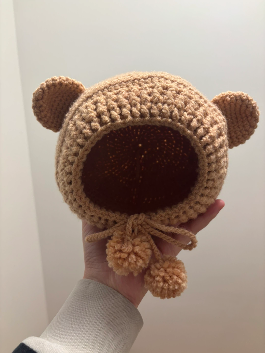 Handmade Crochet Bear Hat for baby&kids&adults