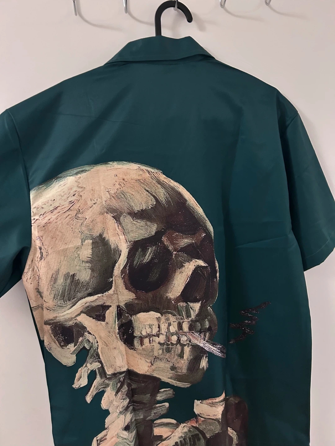 Skull Print Short Sleeve Shirt - photo 2