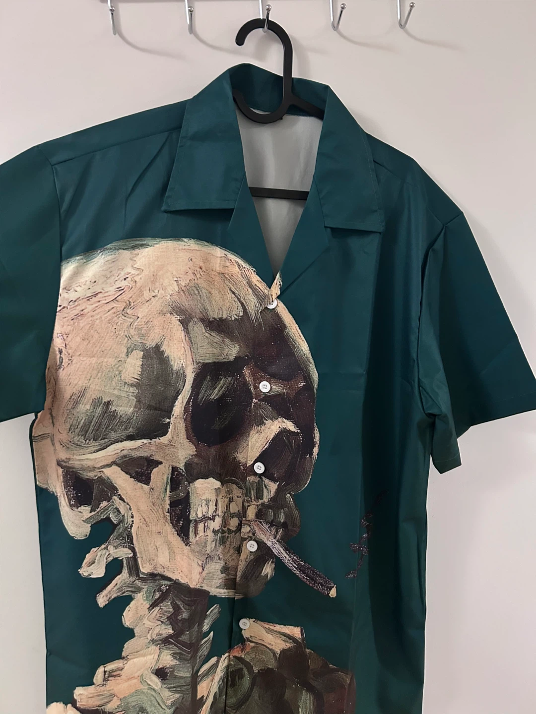 Skull Print Short Sleeve Shirt