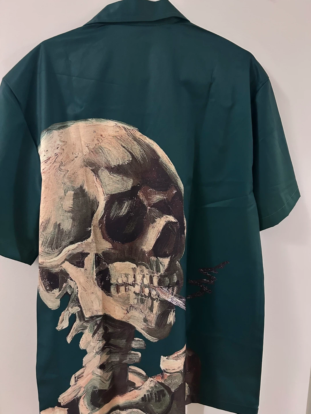 Skull Print Short Sleeve Shirt - photo 3