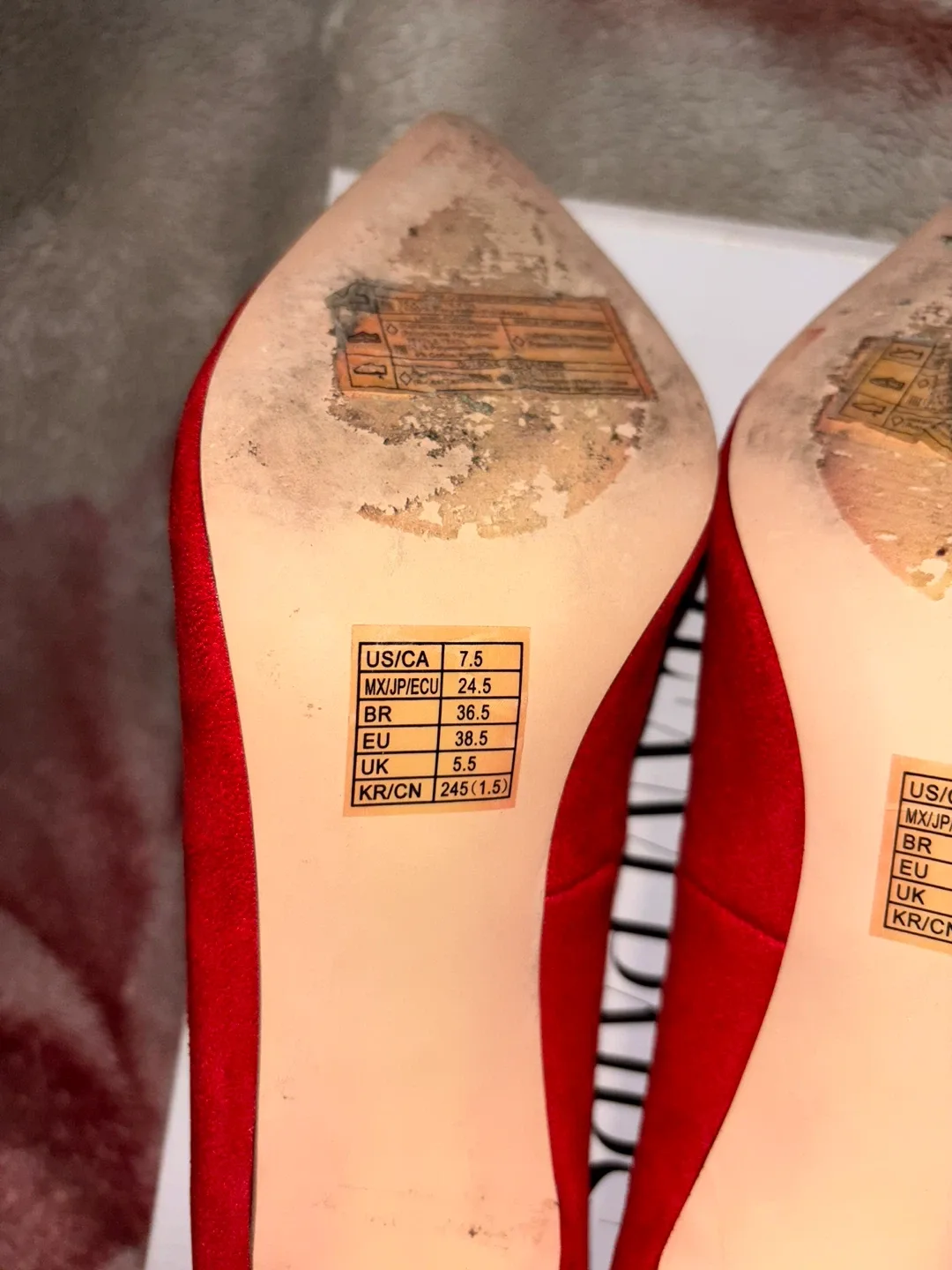 Forever 21 Red Heels - Size 7.5 image indicator(4)