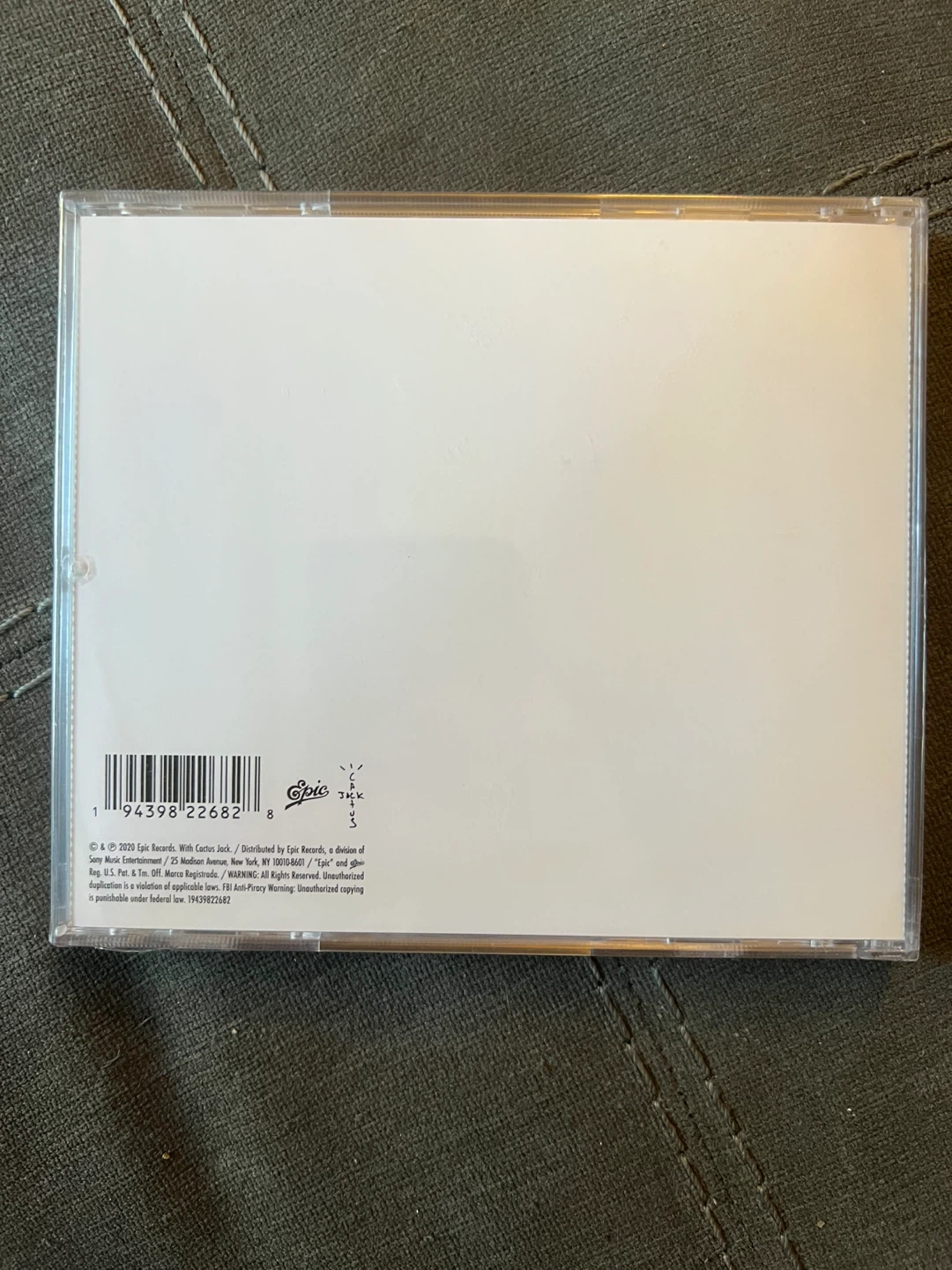 ONE NEW Travis Scott “Franchise” CD - photo 2
