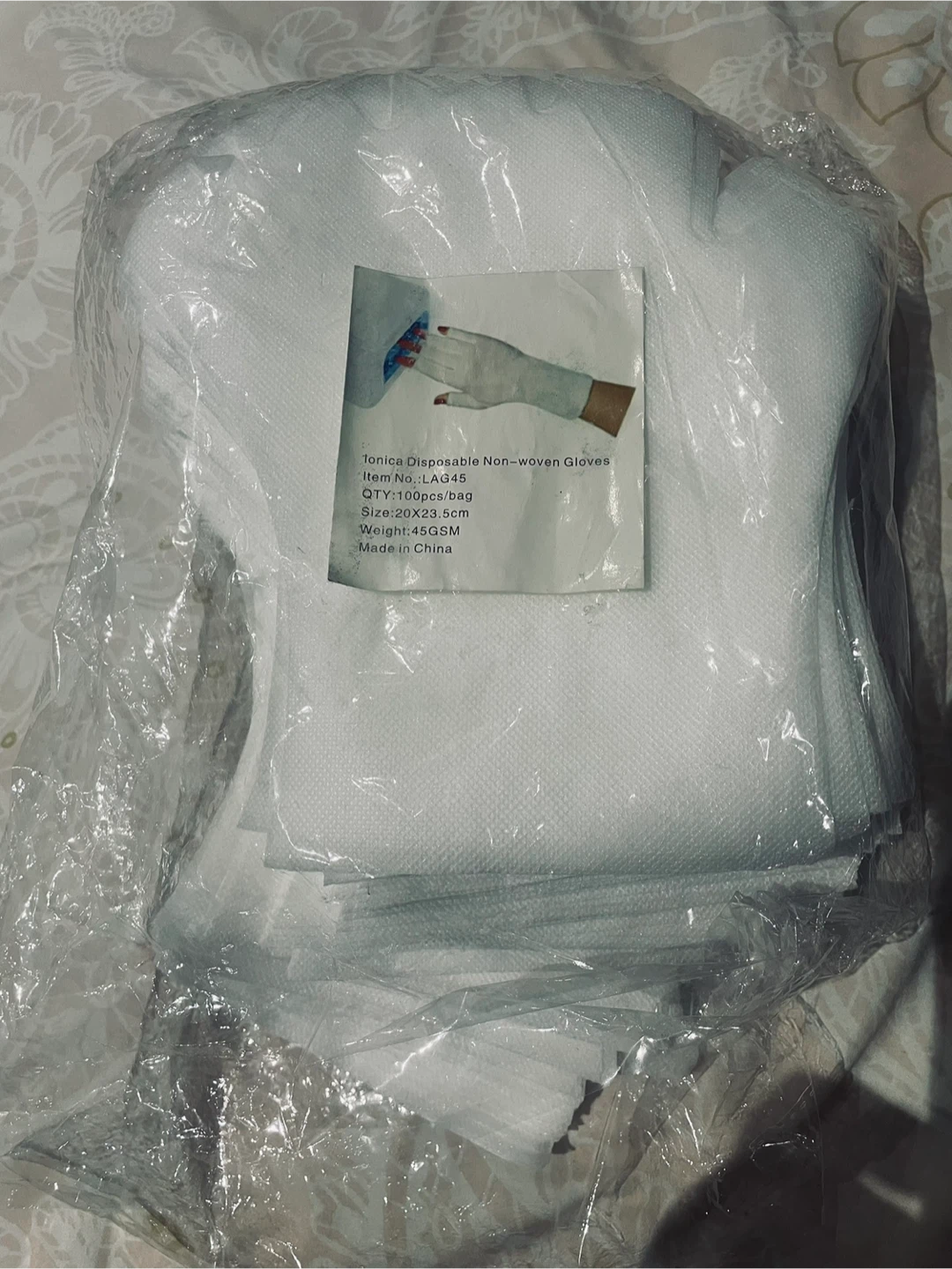 Disposable manicure Gloves