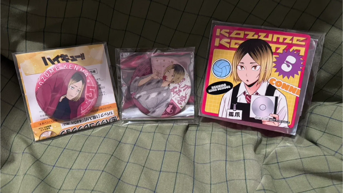 Haikyu!! Kozume Kenma Badges + Art Card thumbnail