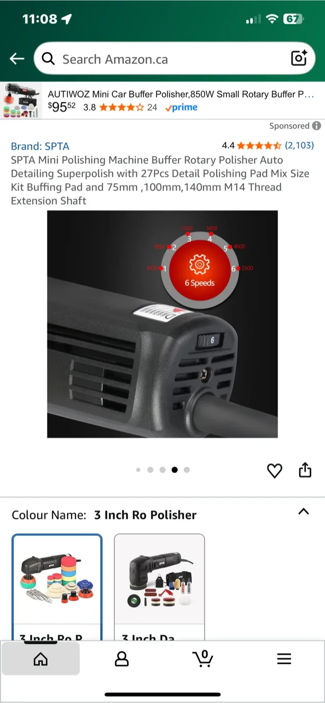SPTA Rotary Polisher RO301 image indicator(7)