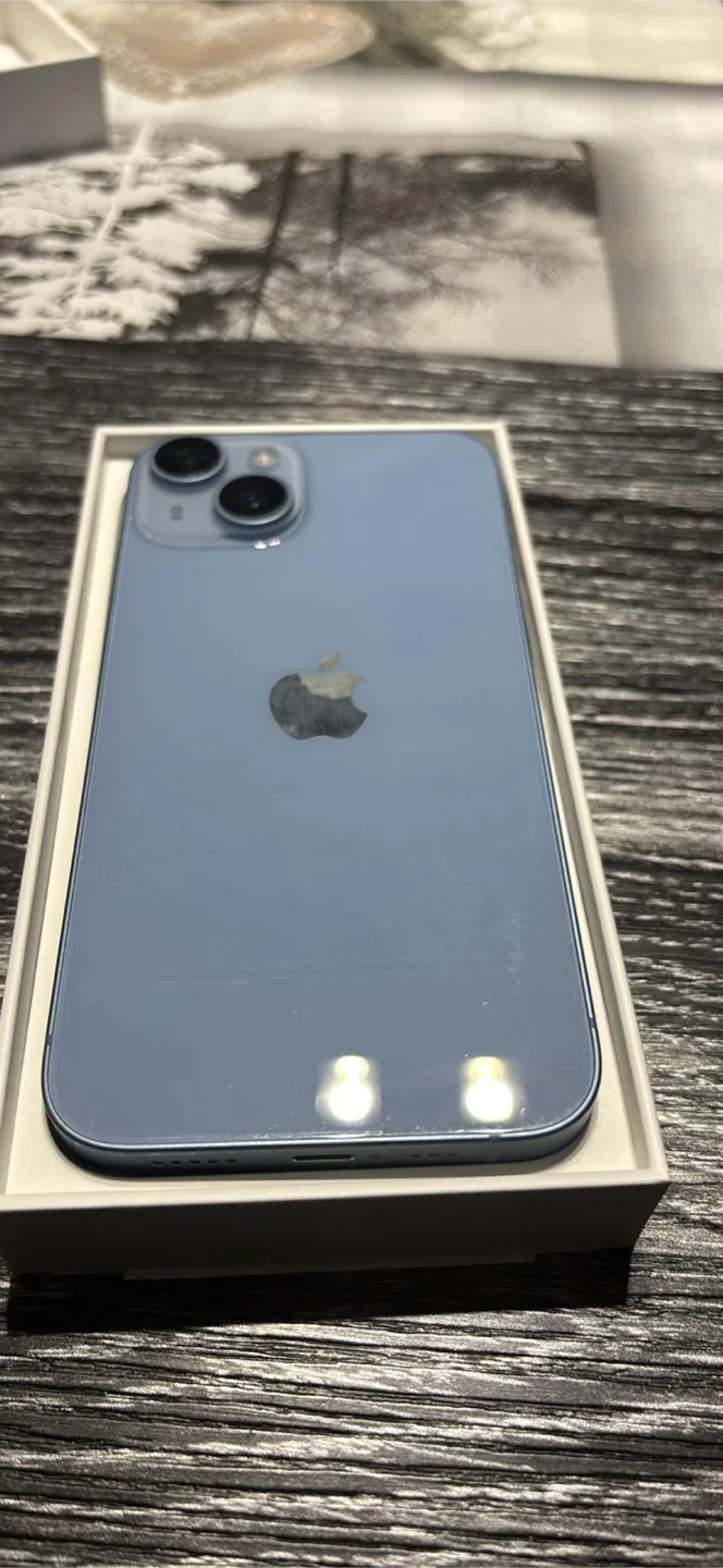 Apple iPhone 14 Blue with Cases image indicator(4)