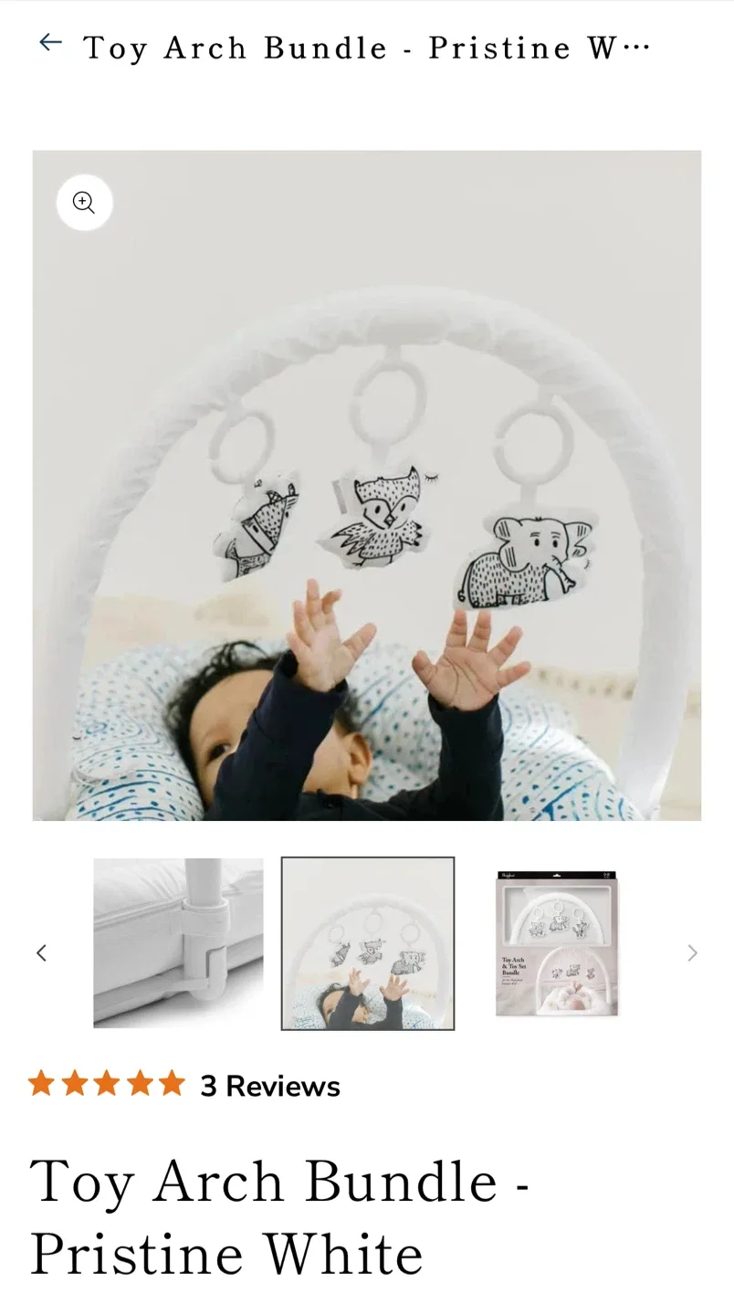 DockATot Baby Lounger with Toy Arch Set image indicator(8)