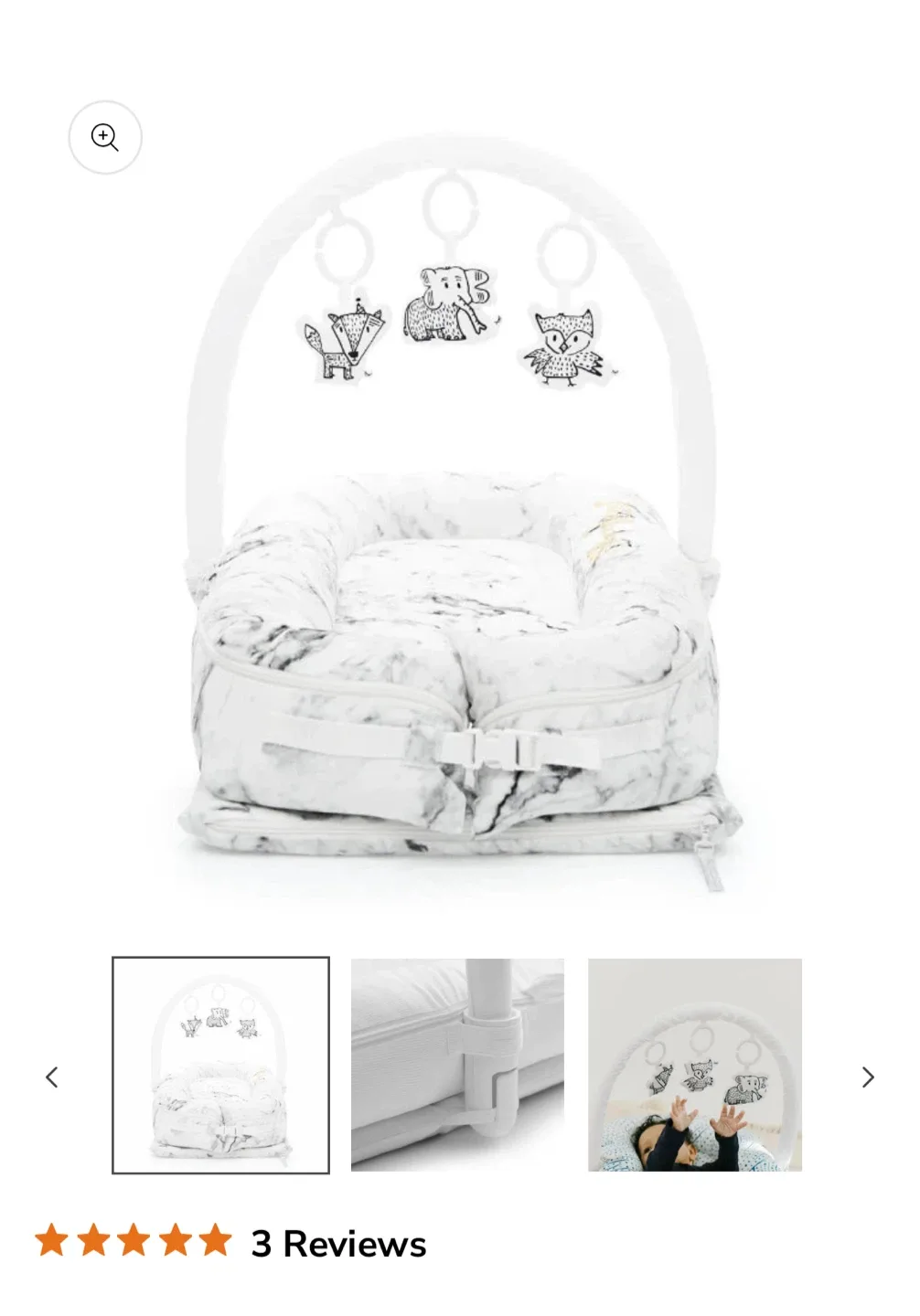 DockATot Baby Lounger with Toy Arch Set image indicator(9)