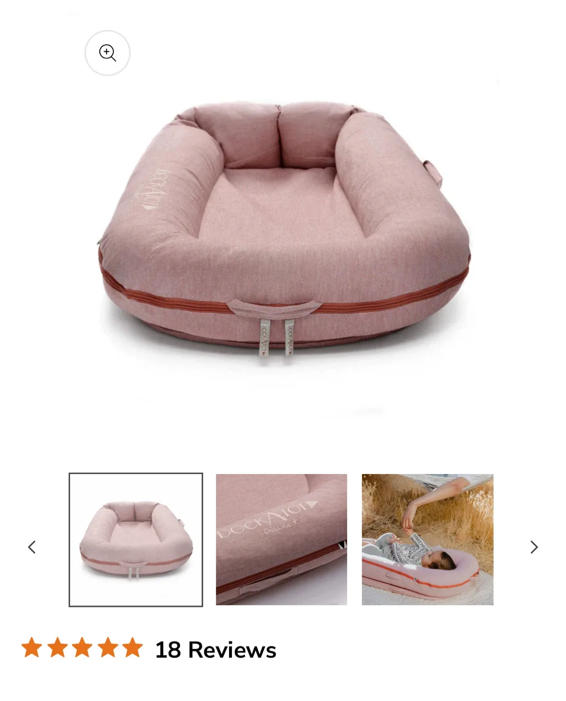 DockATot Baby Lounger with Toy Arch Set image indicator(6)