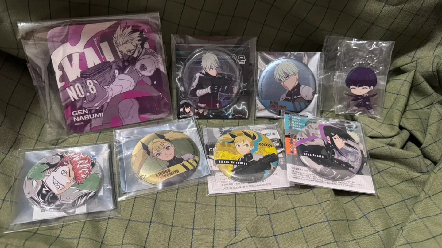 Kaiju No. 8 Anime Character Pins & Keychain thumbnail