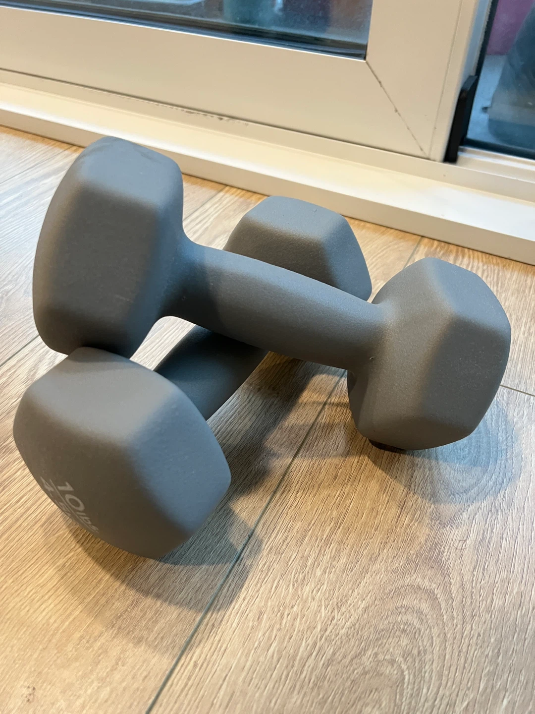 Pair of 10 lbs Dumbbells - 4.5 kg Each - photo 2