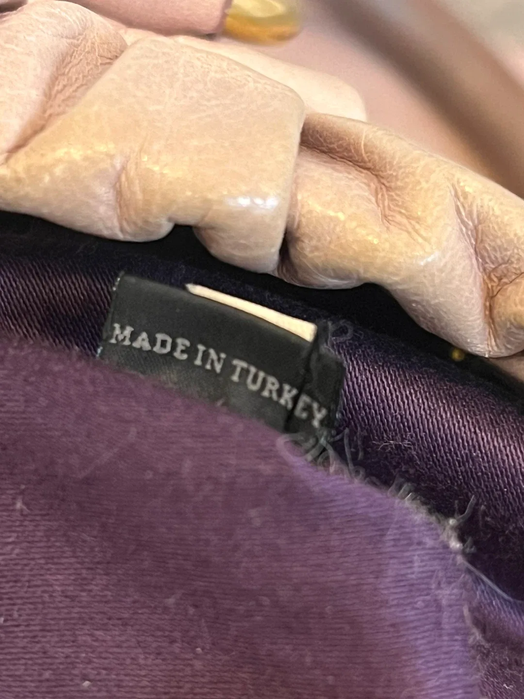 Miu Miu Leather Handbag 2 Way Vitello Lux Ruffle image indicator(4)