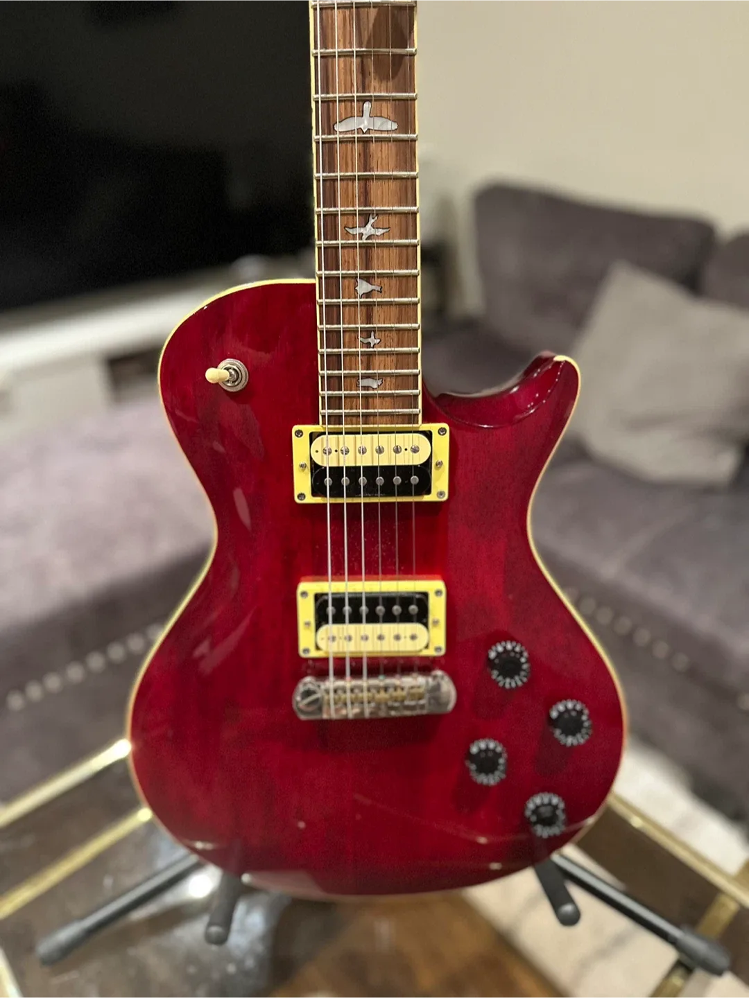 PRS SE 245 Electric Guitar - Red image indicator(2)