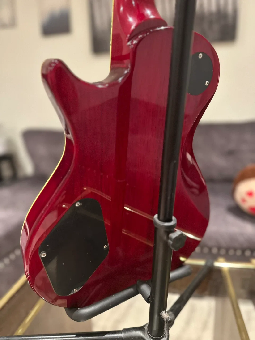 PRS SE 245 Electric Guitar - Red image indicator(3)