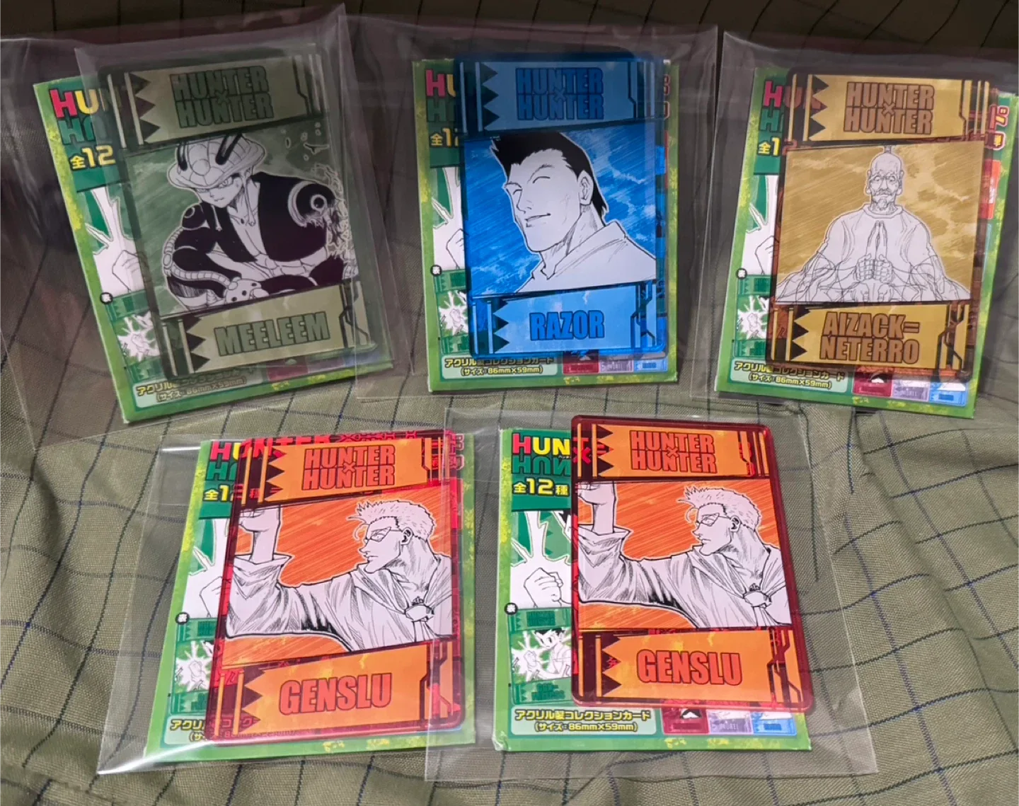 New Hunter x Hunter Acrylic Cards thumbnail