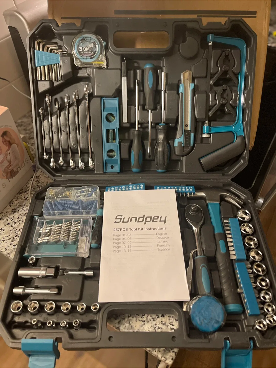 Sundpey Home Tool Kit 257-PCs image indicator(3)