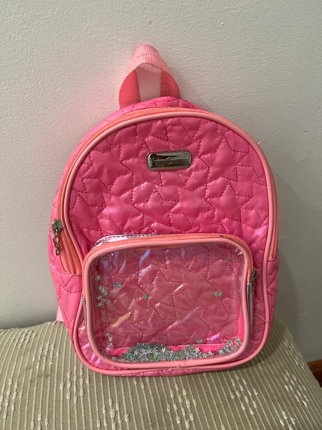 Justice Pink Star Mini Backpack