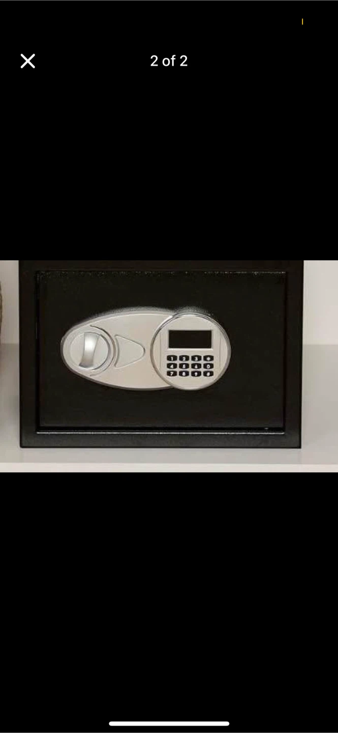 Digital Security Safe Box - Black