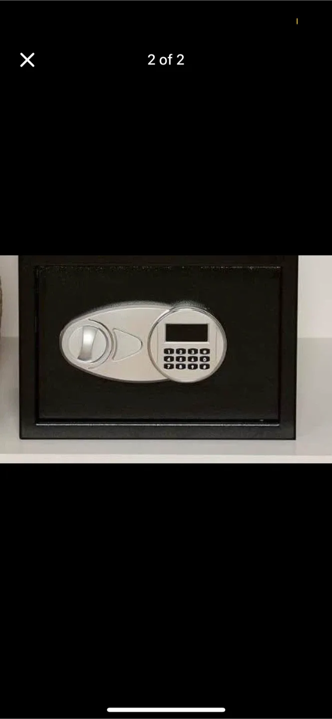 Digital Security Safe Box - Black thumbnail