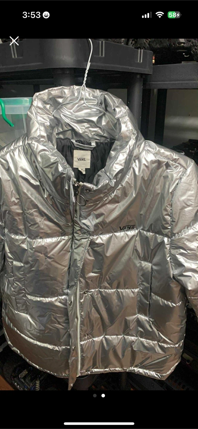 Vans Silver Puffer Jacket - photo 2