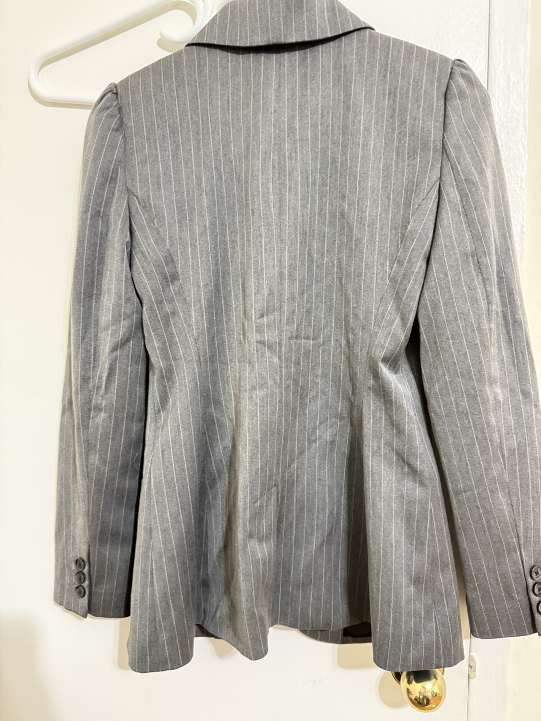 Guess Gray Pinstripe Blazer - Size M - photo 3