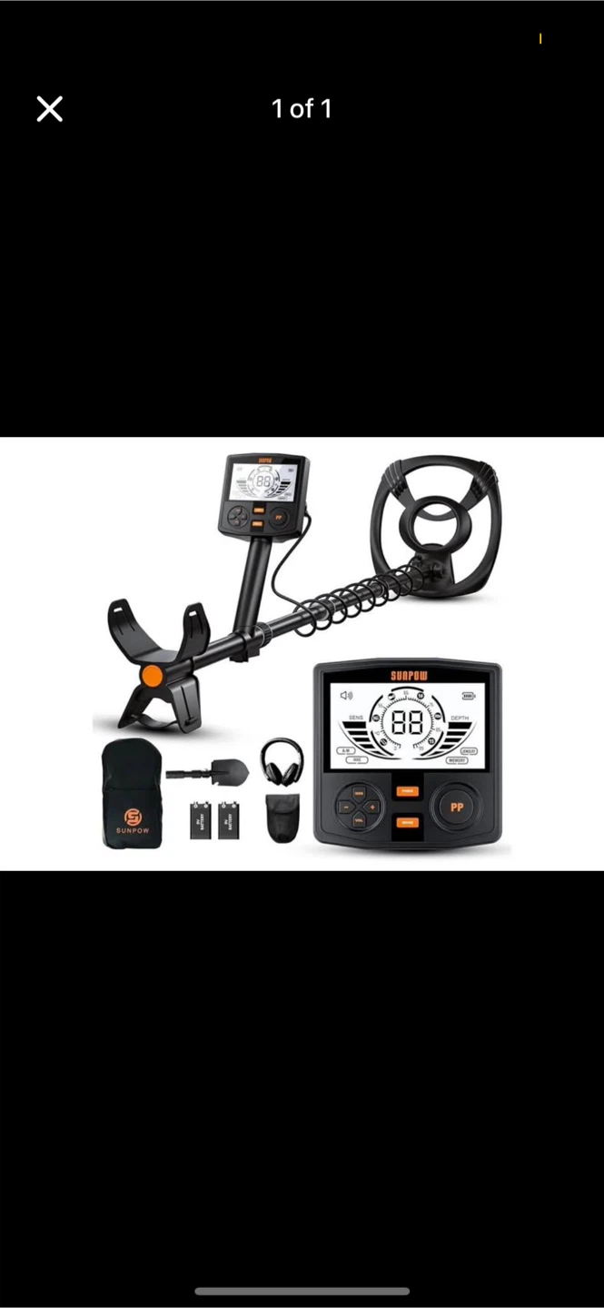 SUNPOW Metal Detector with LCD Display