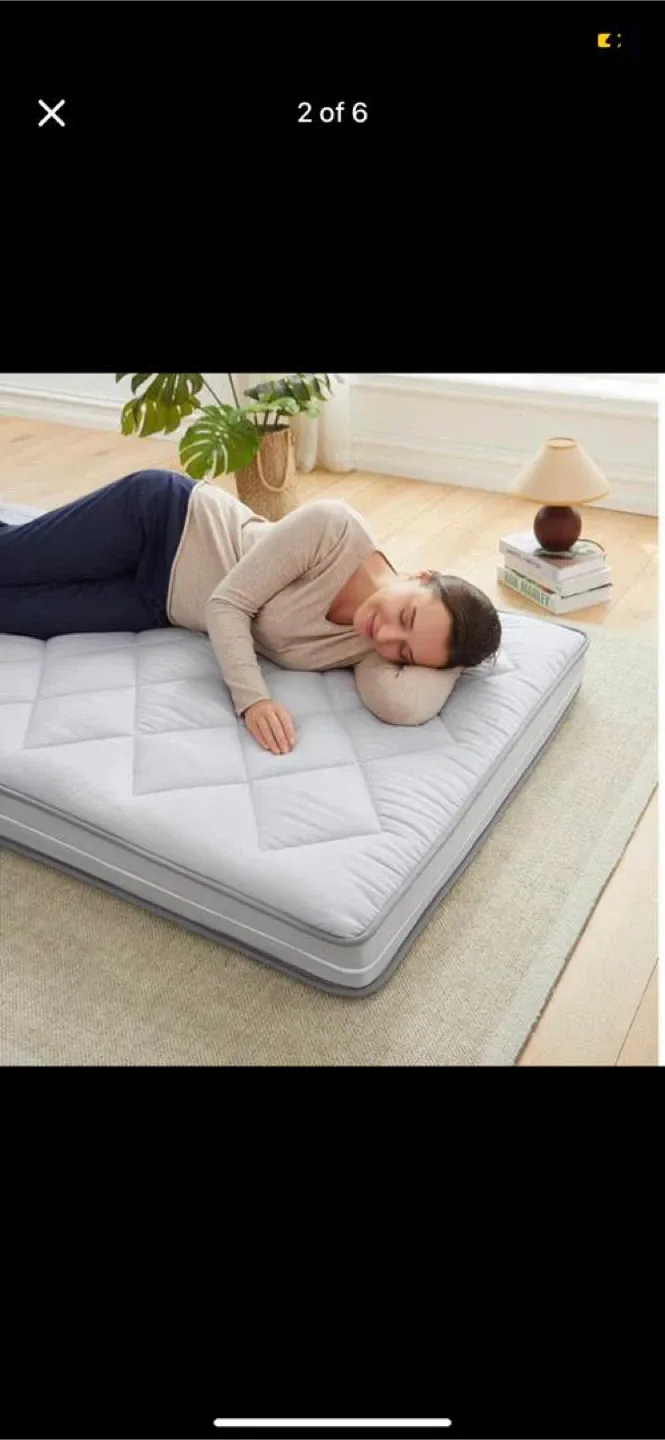 Amfori 3-Inch Gel Memory Foam Mattress Topper - New! image indicator(3)