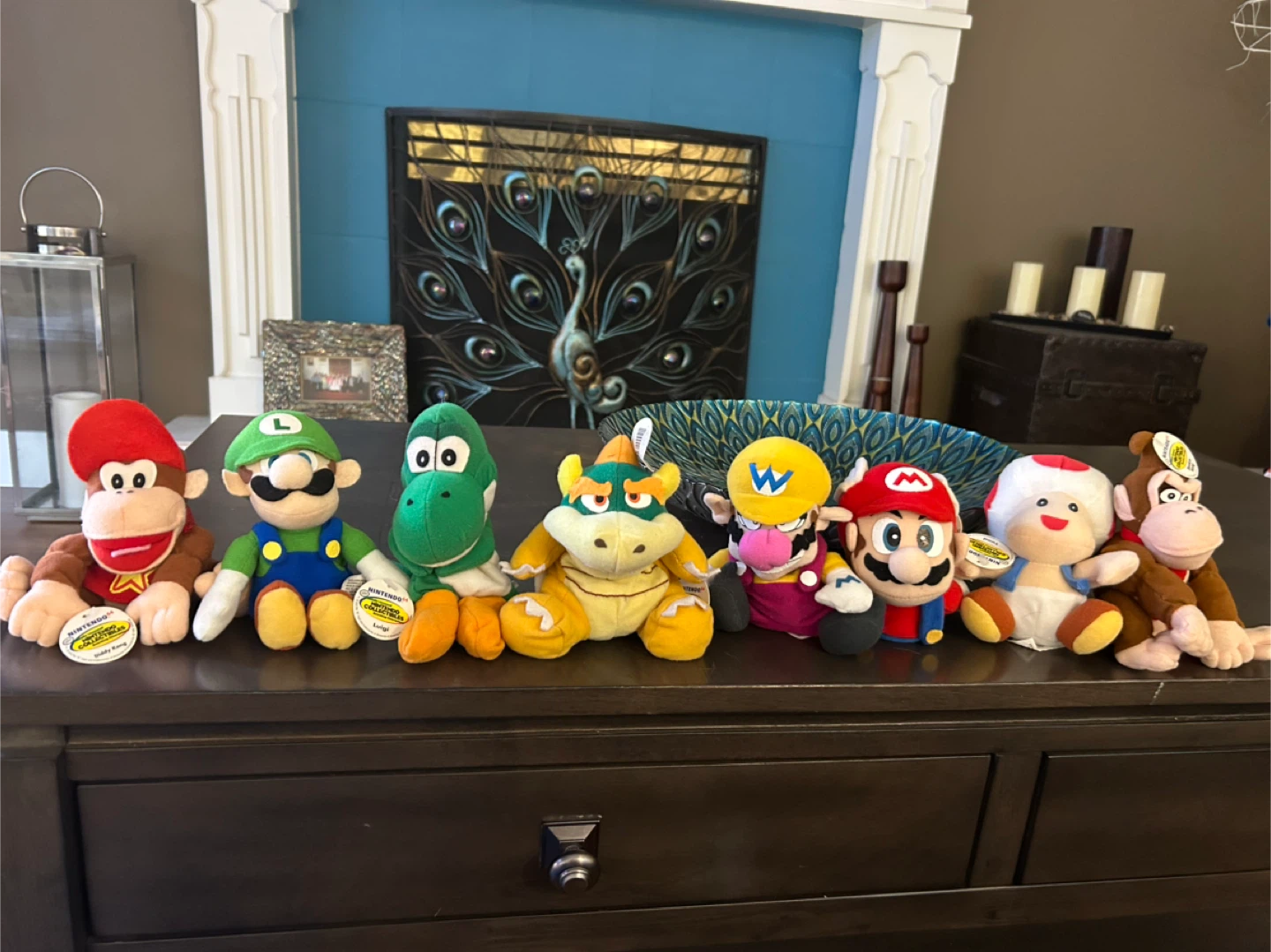 Vintage 6" Plush Nintendo N64 BeanBag Figures Set of 8  NEW