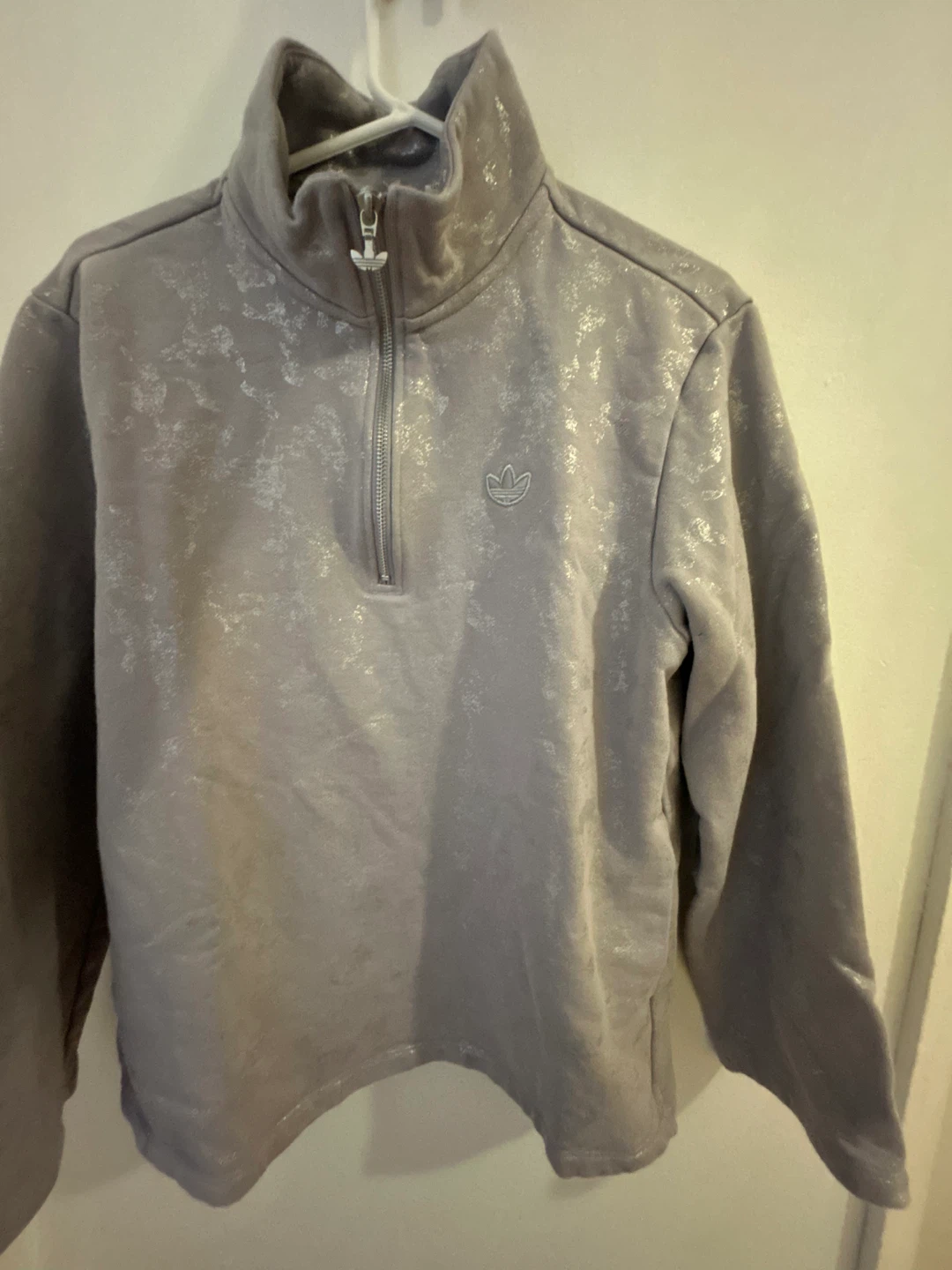Adidas Zip Pullover - Grey