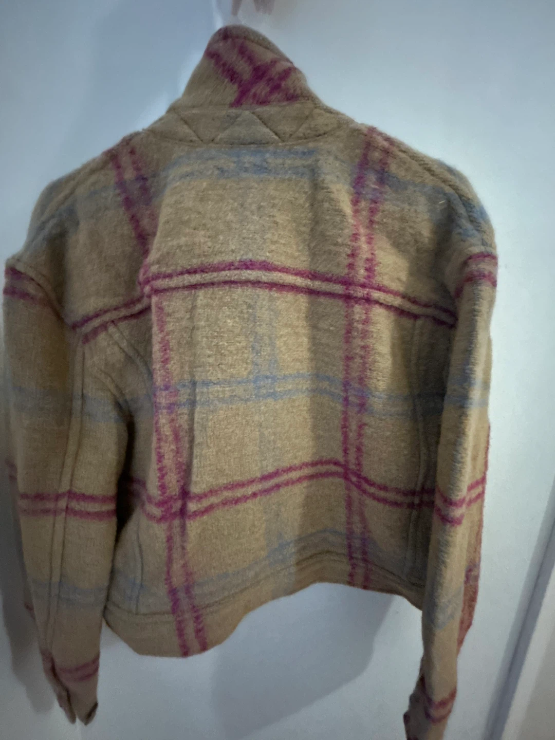 Aritzia Wilfred Free Wool Blend Plaid Jacket - Size M - photo 2