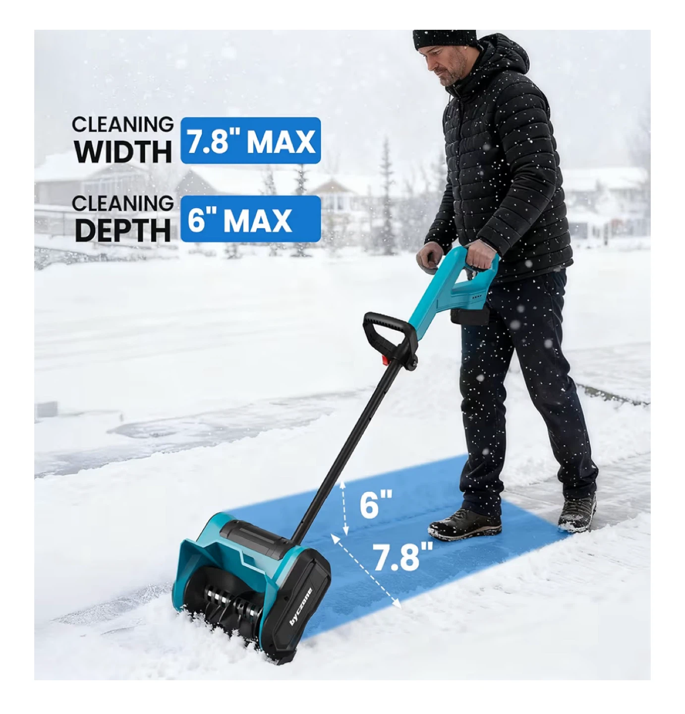Cordless Snow Shovel, Electric Snow Blower - photo 2