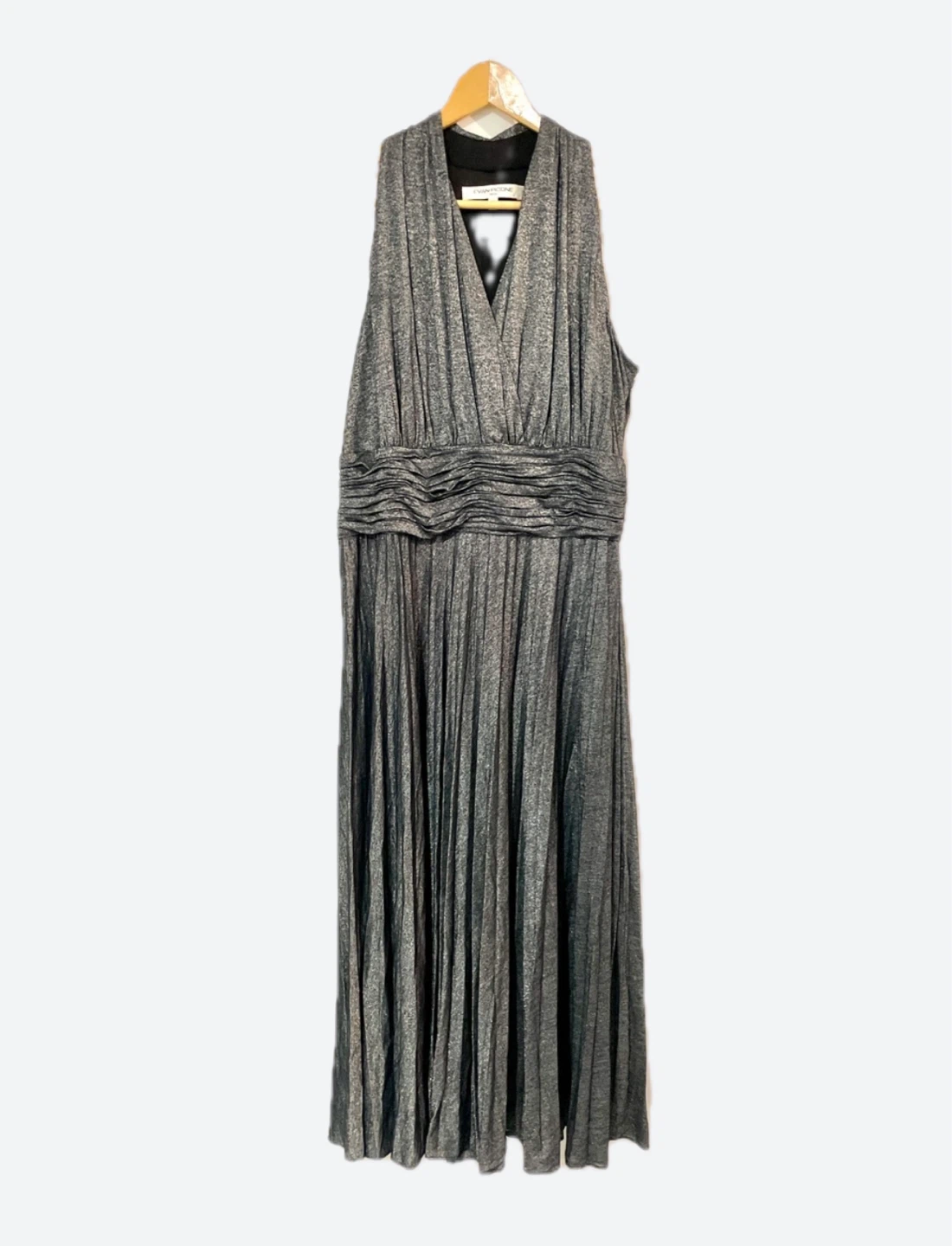 Dark silver vintage gown
