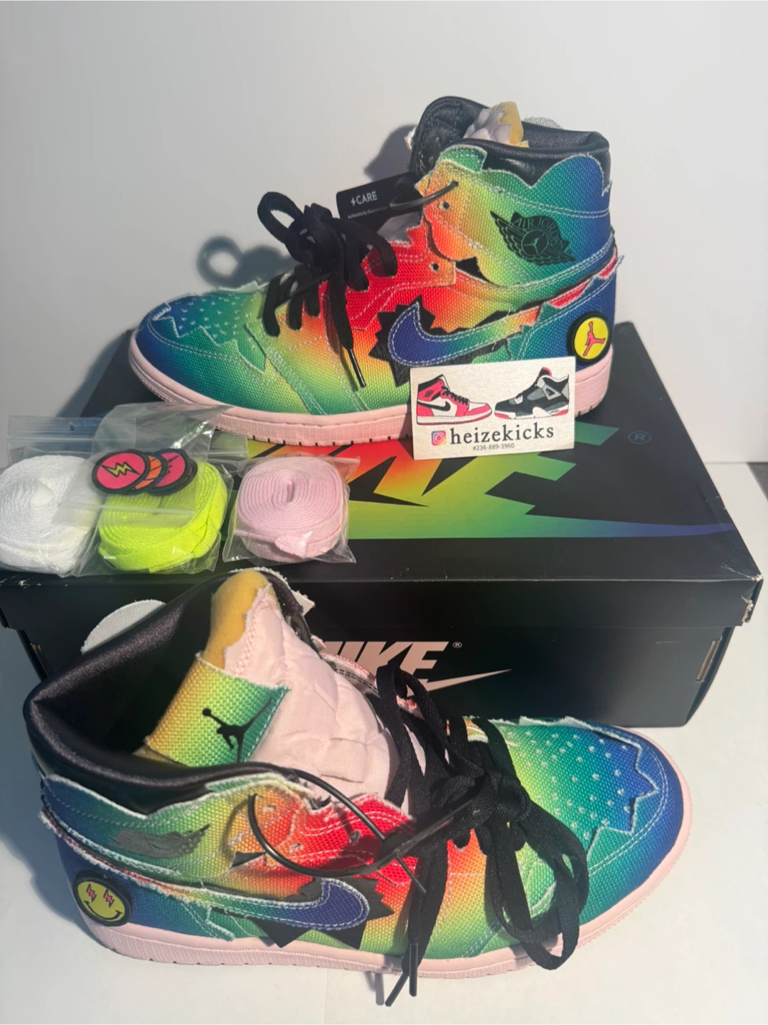 Jordan 1 High J Balvin size 9 - photo 2