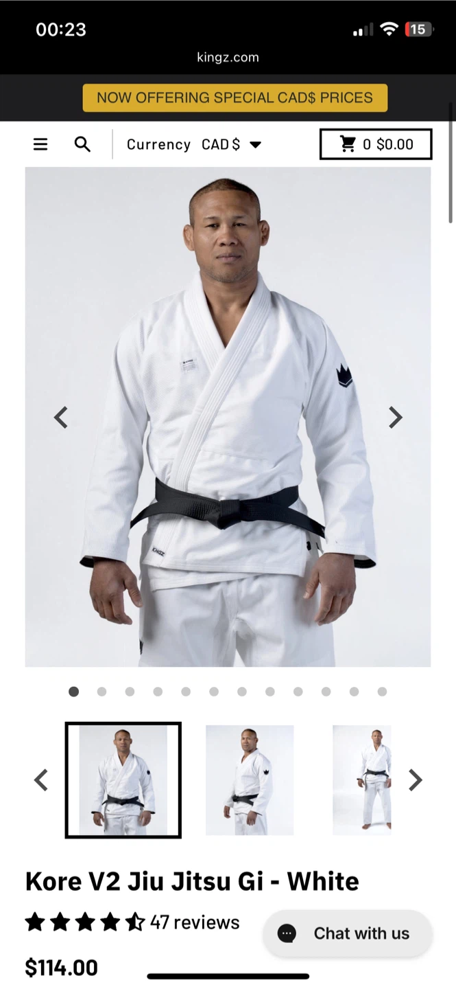 Jiu Jitsu Gi White A1
