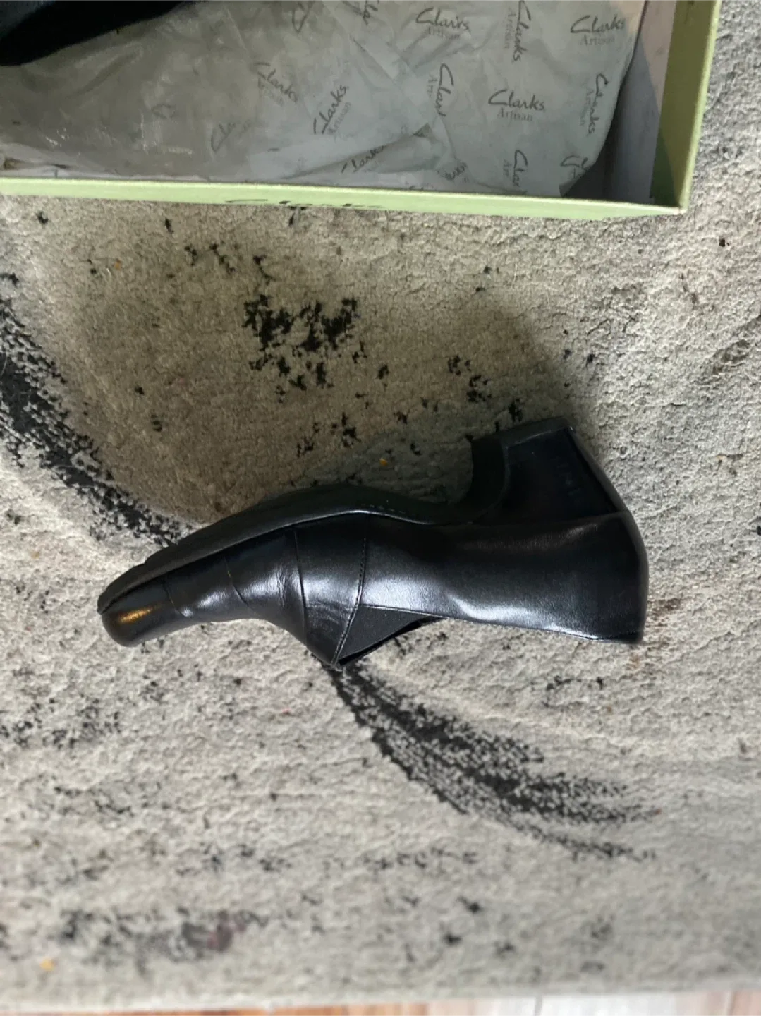 Clarks Artisan Black Leather Heels image indicator(4)